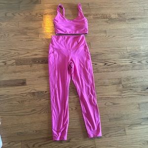 Lulu lemon set, pink